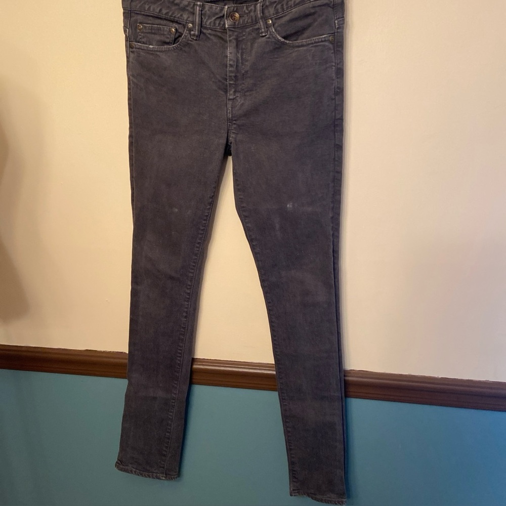Chimala Japanese Gray Low Rise Skinny Jeans 27
